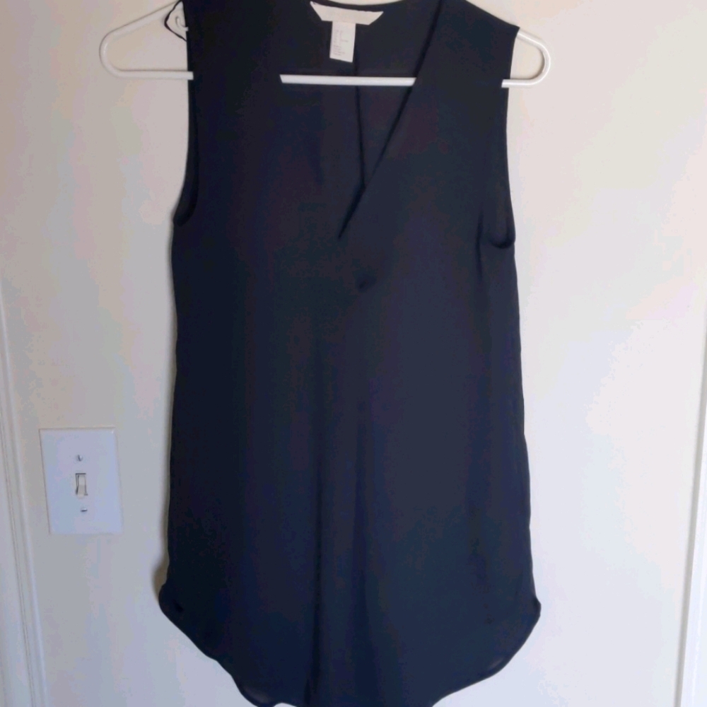 H & M Concious Black Sleeveless Tunic